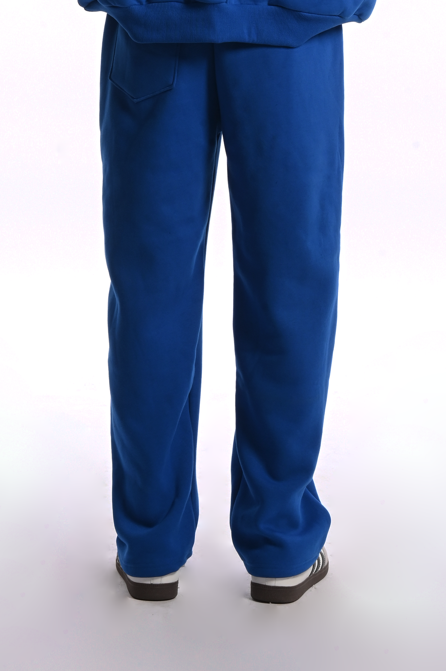 All Blue Oversized Plain Trackpants | Unisex | Winter Arc Trackpants